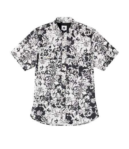 Chemise Manches Courtes Molineux Homme Noir Blanc Pretty Green