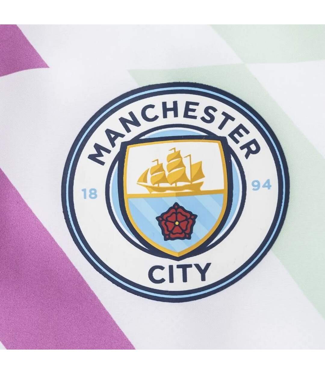 Womens/ladies Prematch Manchester City Fc Jacket  White Puma-4