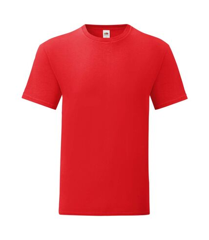 Fruit Of The Loom - T-shirt ICONIC - Hommes (Rouge) - UTPC4369