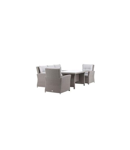 Salon de Jardin Brentwood 186cm Gris