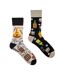 1 Pack Unisex Mismatched Novelty Odd Socks - Whisky-1