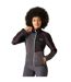 Regatta Womens/Ladies Lindalla VII Marl Full Zip Fleece Jacket (Seal Grey/Black) - UTRG10404