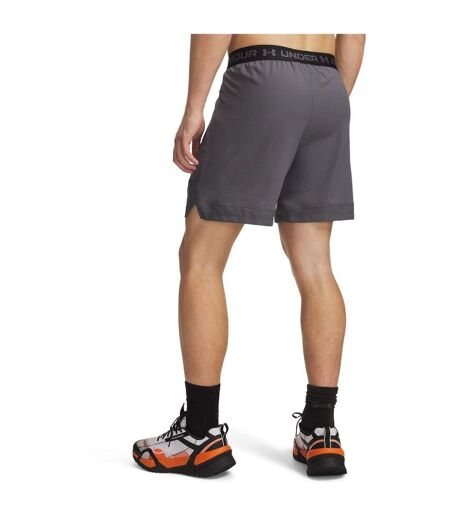 Short Vanish Homme Blanc Orange Under Armour