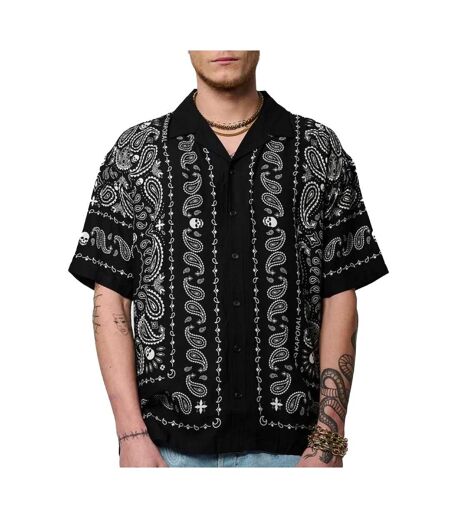 Chemise noire homme kaporal texas - l