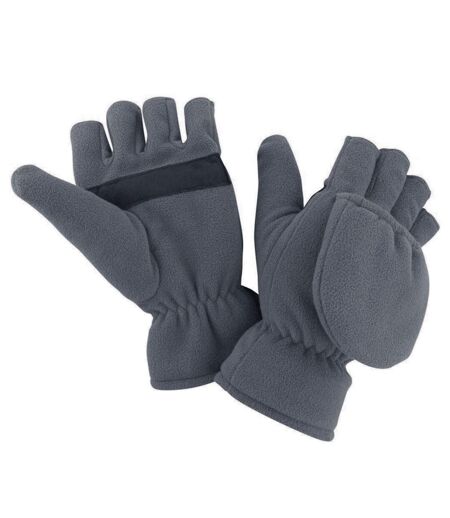 Unisex Adult Fingerless Gloves Grey Result