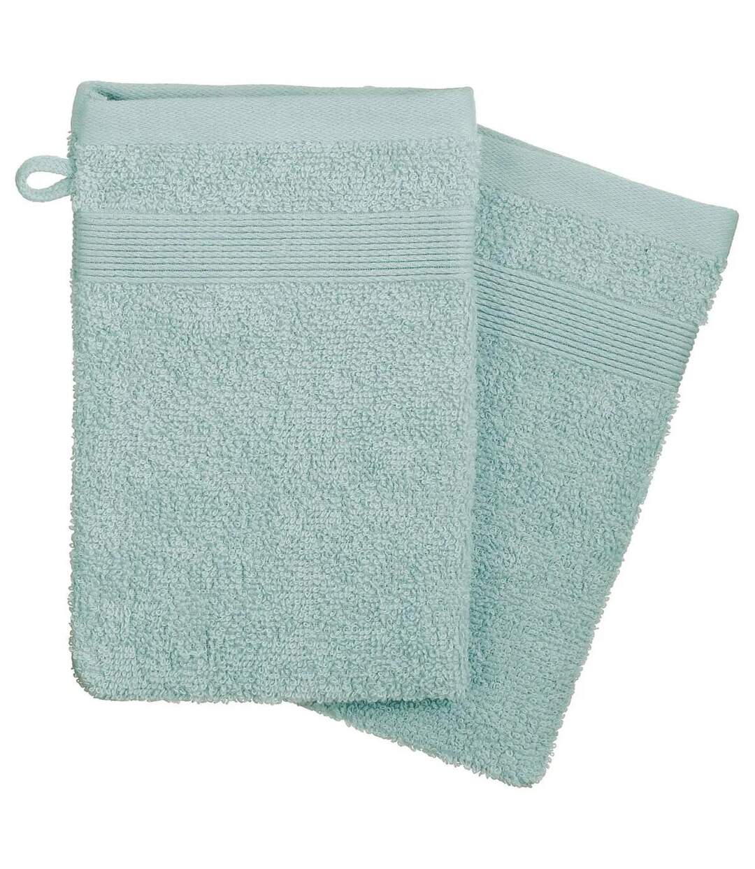Lot de 2 Gants de Toilette Confort 15x21cm Givre-1