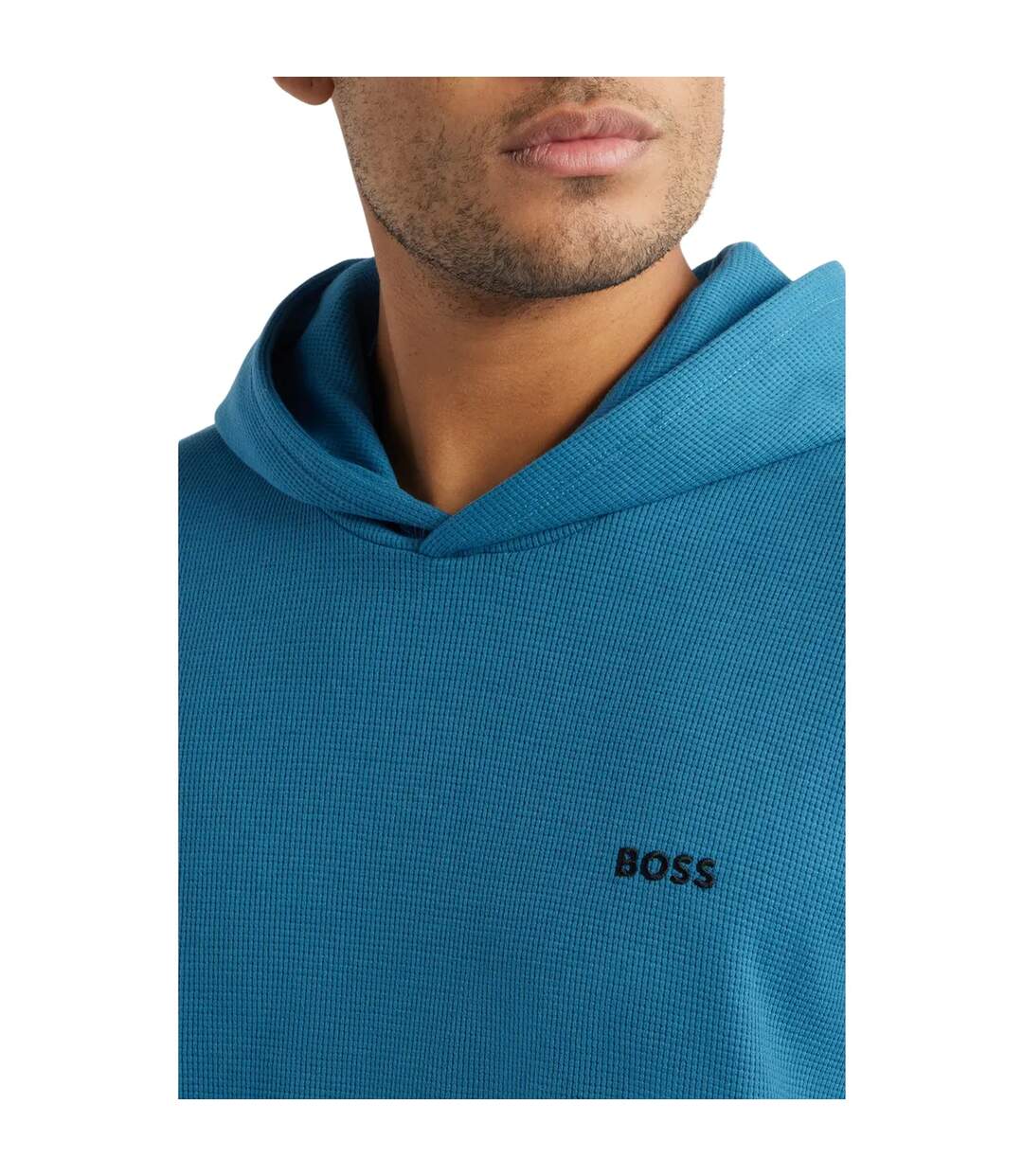 Haut De Pyjama Manches Longues Homme Bleu Boss-4