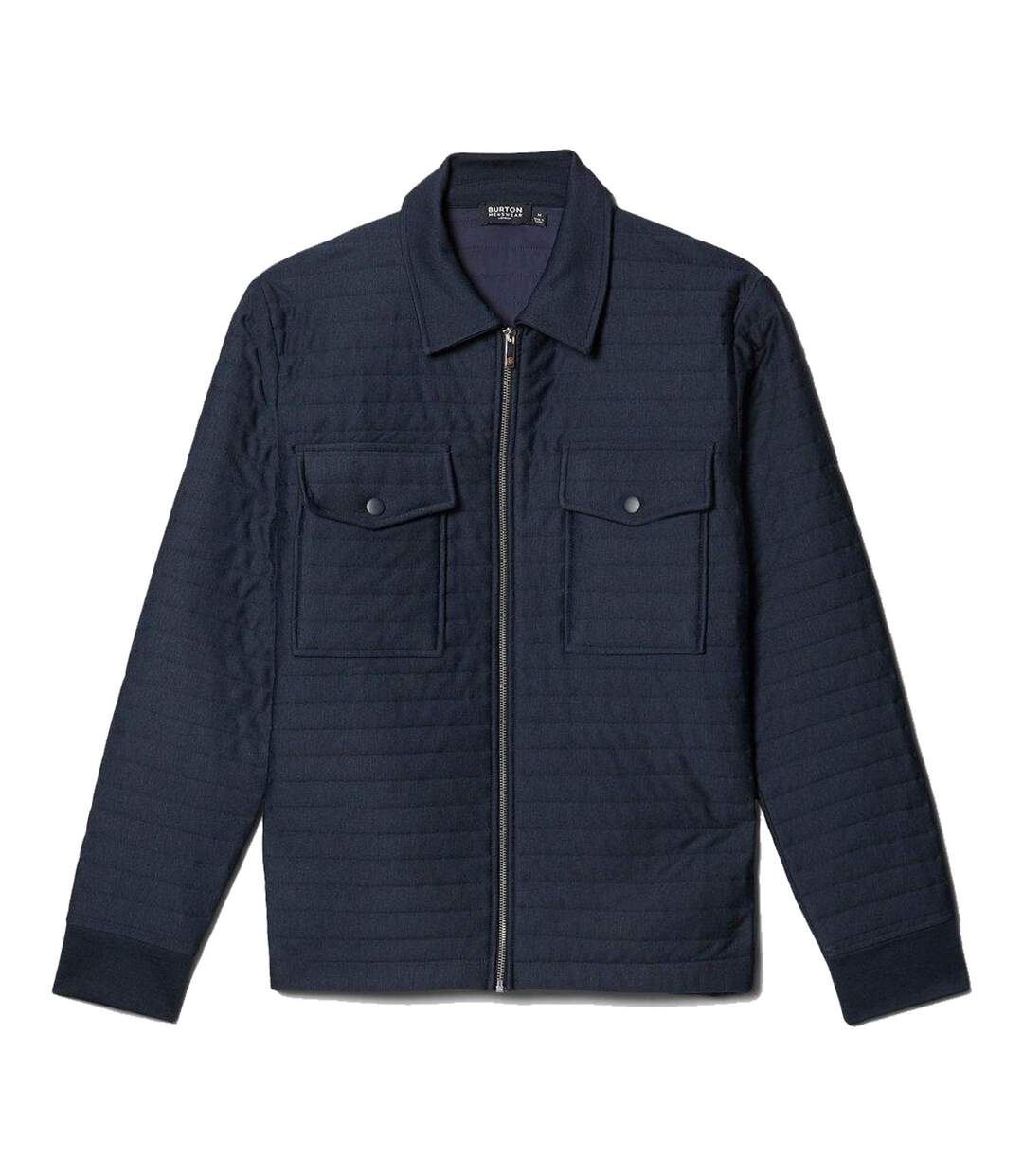 Burton Mens Hybrid Quilted Nylon Collared Jacket (Navy)