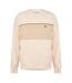 Sweat Motif/style Blocs De Couleurs Homme Beige Lacoste-2