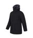 Mens Fern Water Resistant Padded Parka Black Mountain Warehouse-3