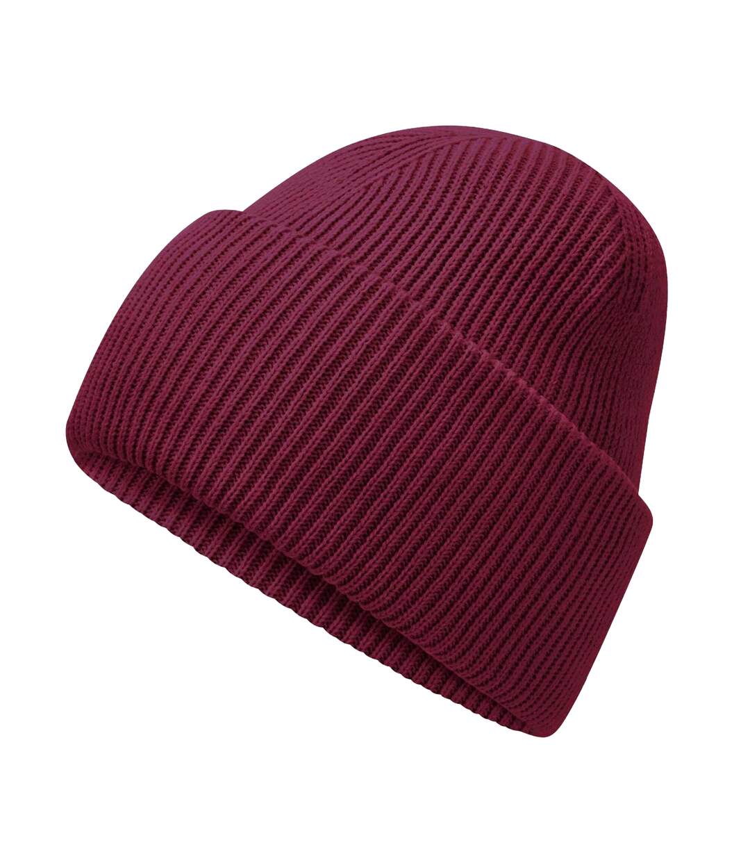 Bonnet Classic Deep Adulte Bordeaux Beechfield-2