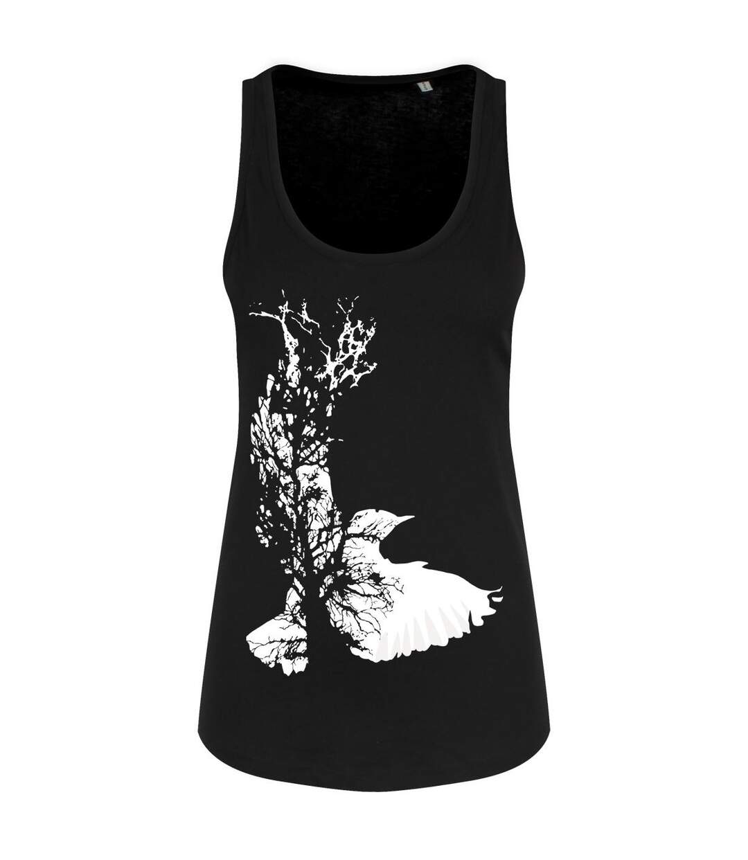 Grindstore Débardeur flottant noir pour femmes Crow Tree (Noir) - UTGR1633-1