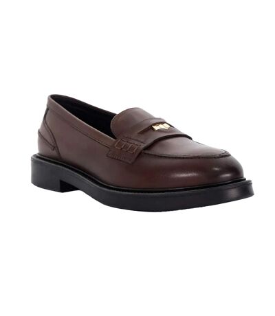 Mocassins Penny Grouped Femme Marron Dune London