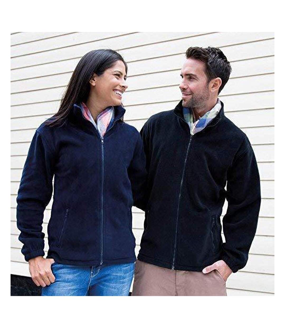 Mens Core Fashion Fit Outdoor Fleece Jacket Bleu Marine Result-1