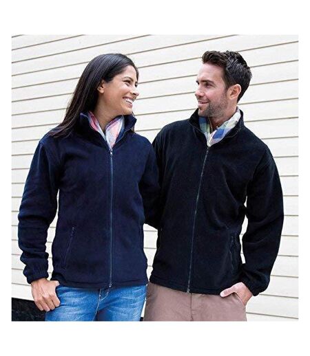 Mens Core Fashion Fit Outdoor Fleece Jacket Bleu Marine Result