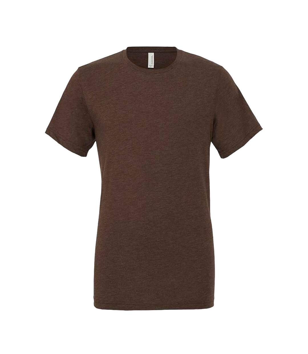 T-shirt manches courtes unisexe marron Bella + Canvas