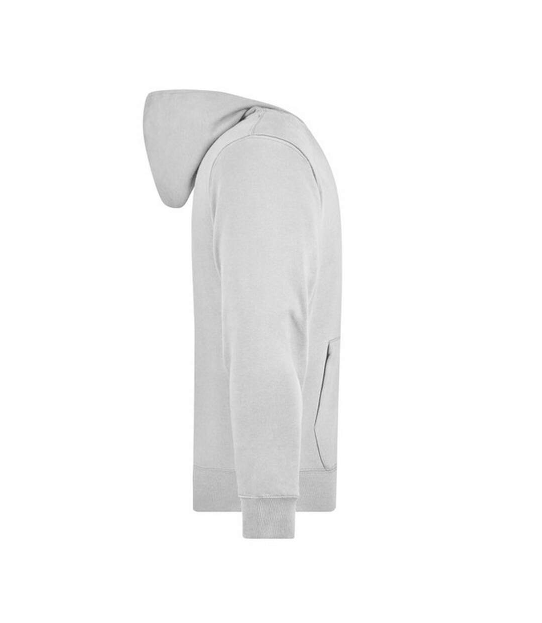 Sweat À Capuche Homme Blanc James And Nicholson-3