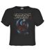 Womens/ladies Outer Space Queens Of The Stone Age Crop Top Charcoal Amplified-1
