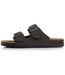 Isotoner Sandales homme semelle intérieure cuir, patch talon confort everywear et soutien voute plantaire, sandales de marche-4