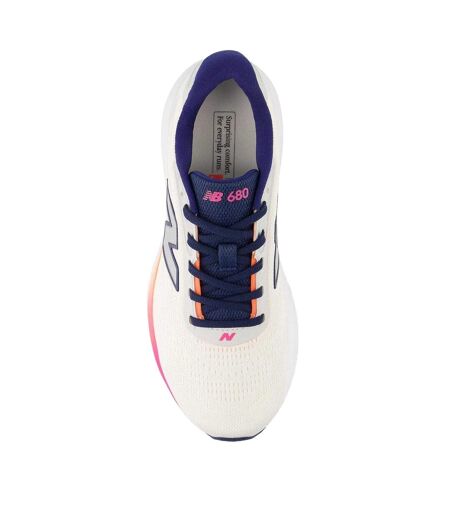Chaussures Femme Blanc Rose New Balance