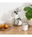 Lot de 4 Mugs sur Rack Alix 20cl Blanc & Noir-5