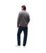 Pull Motif/style Logo Et Drapeau Homme Noir Chiné Tommy Jeans-3