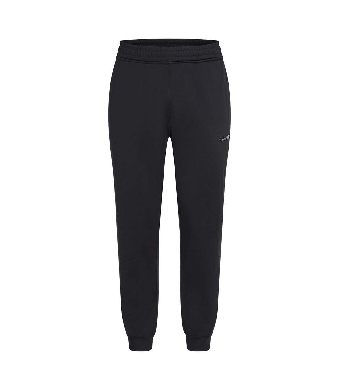 Mens Plain Jogging Bottoms Black Calvin Klein-1