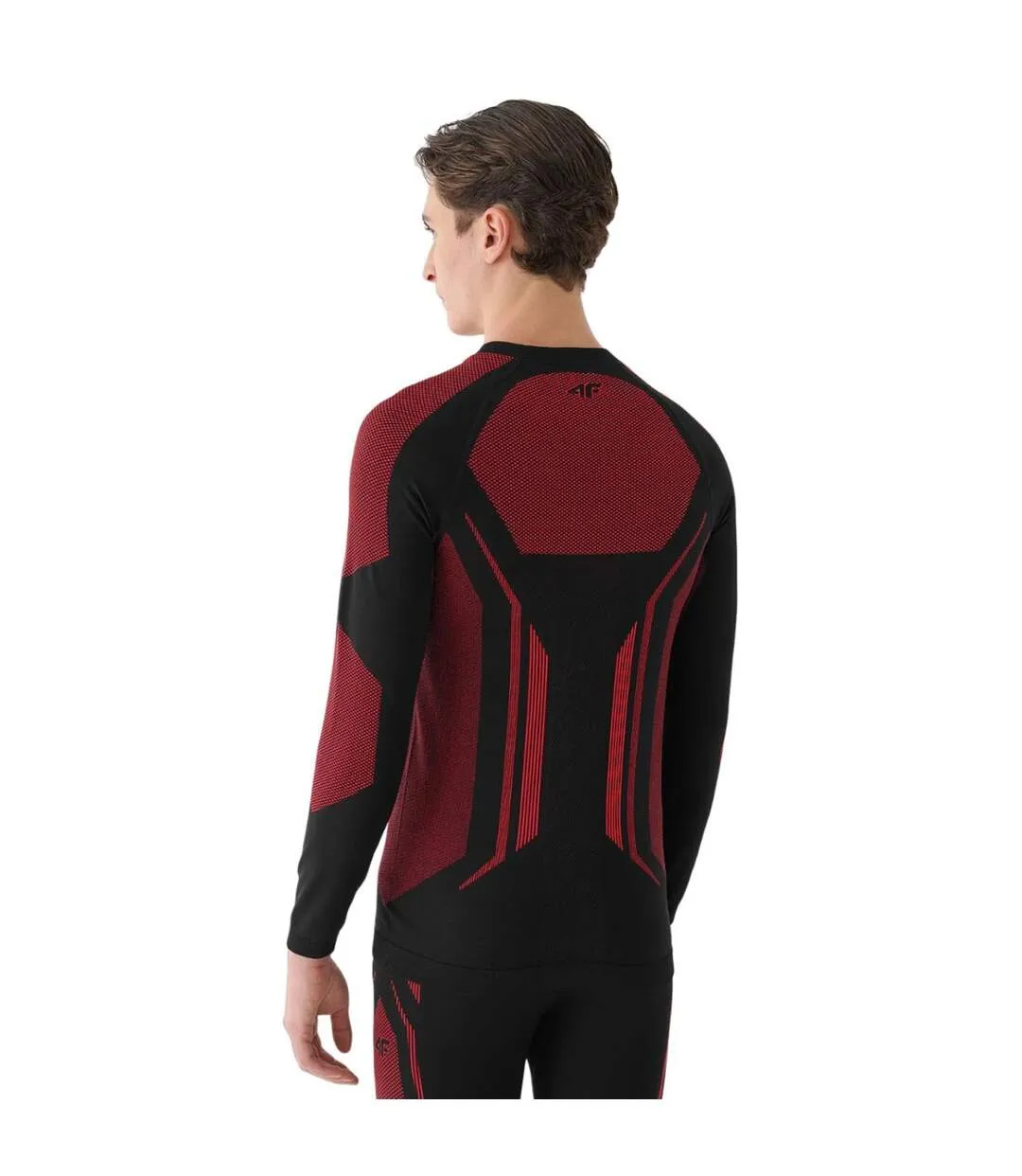 T-shirt Waw24useam165 Homme Noir Rouge 4F-3