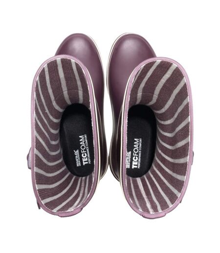 Womens/ladies Amelia Wellington Boots Fig Regatta