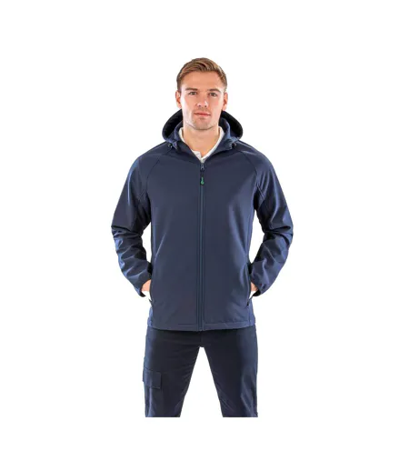 Veste Softshell Homme Bleu Marine Result Recycled