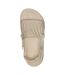 Womens/ladies Go Foam Crz Cushioned Sandals Natural Skechers-3