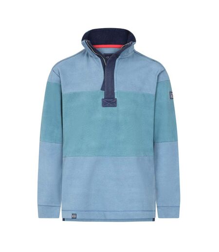 Mens Pique Sweatshirt Peacock Lazy Jacks
