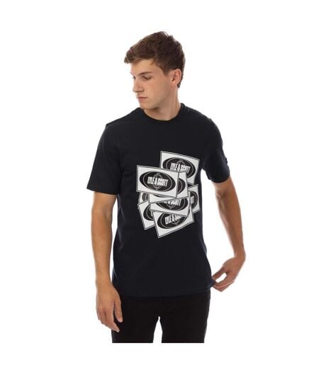 T-shirt Style Autocollant De Foot Homme Bleu Marine Lyle & Scott