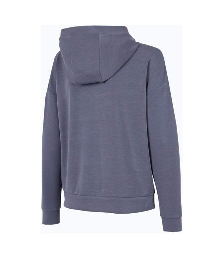 Sweat À Capuche H4z22 Bld041 Femme Gris 4F