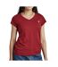 T-shirt rouge femme g-star raw eyben d21314 - m-1