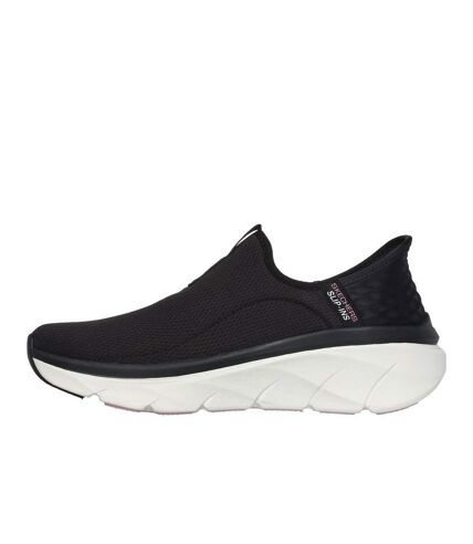 Womens/ladies d´lux walker 2.0 swave shoes black/pink Skechers