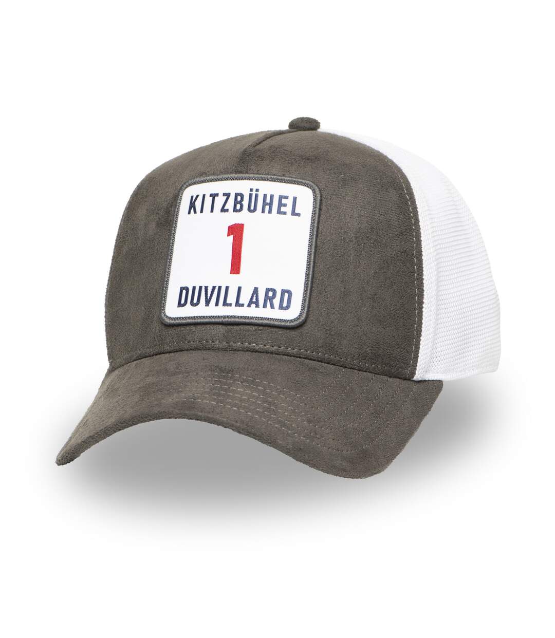Casquette Trucker premium avec filet Suédine Dossard Duvillard-3