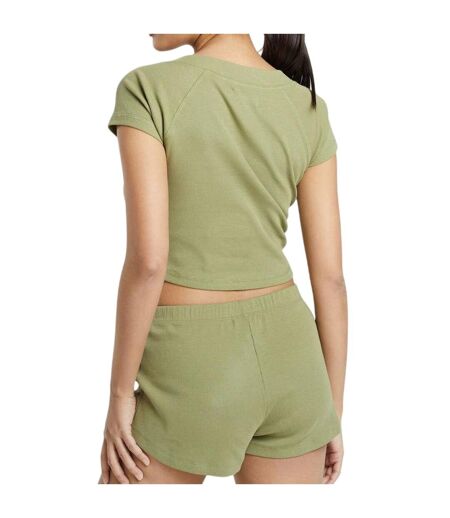 Ensemble De Vêtements De Détente Motif/style Uni Femme Vert Kaki Brave Soul