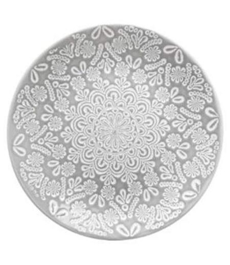 Lot de 6 Assiettes à Dessert Hacienda 22cm Gris
