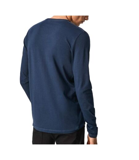 T-Shirt manches longues marine homme pepe jeans original basic 2 - l