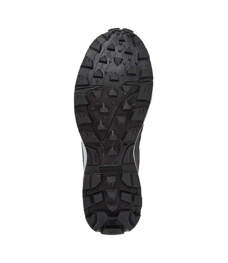 Mens Samaris Lite Walking Shoes Black Dark Steel Regatta
