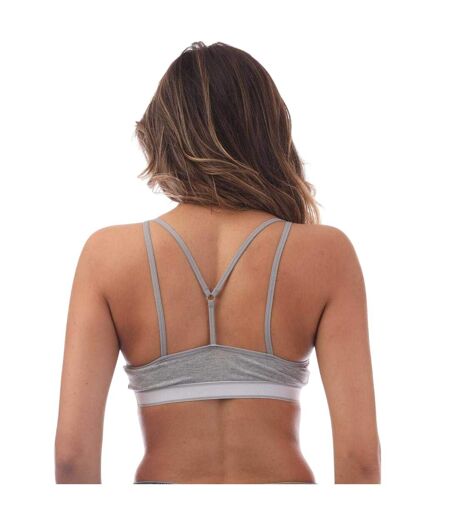 Brassière De Sport Motif/style Logo Femme Gris Reebok