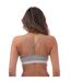 Brassière De Sport Motif/style Logo Femme Gris Reebok-3