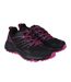 Baskets Caracal Tr Femme Noir Rouge Rose Karrimor-4