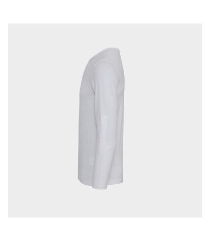 Premier Mens Long John Roll Sleeve T-Shirt (White) - UTPC5575