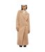 Dorothy Perkins Womens/Ladies Longline Military Button Tall Coat (Camel) - UTDP367