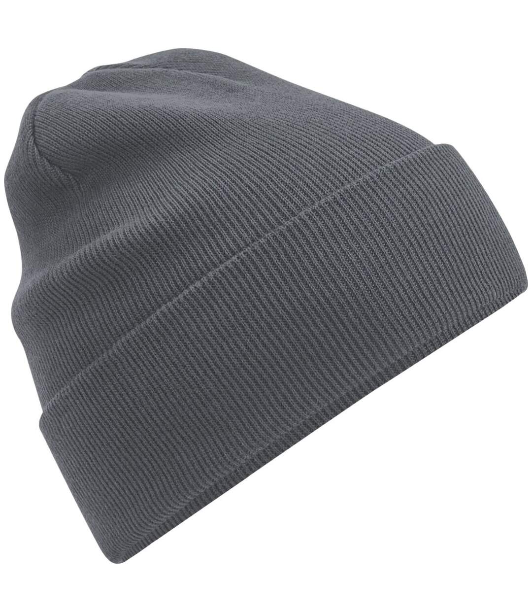 Original organic cotton cuffed beanie graphite Beechfield-1