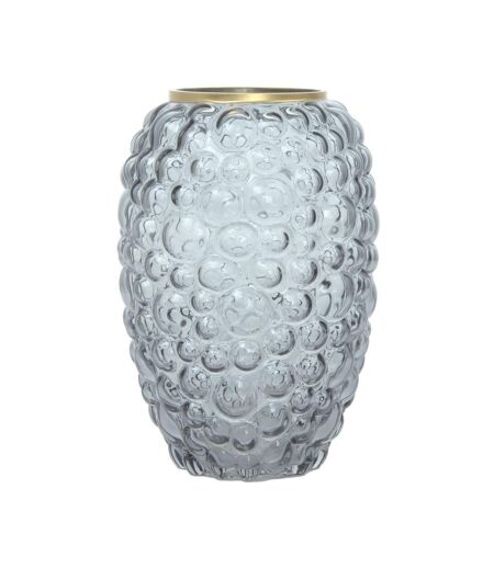 Vase en Verre Soufflé Canba 25cm Gris
