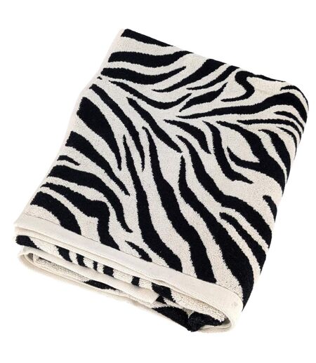 Drap de bain absorbant 100% coton 85x200cm ZEBRA Zèbre