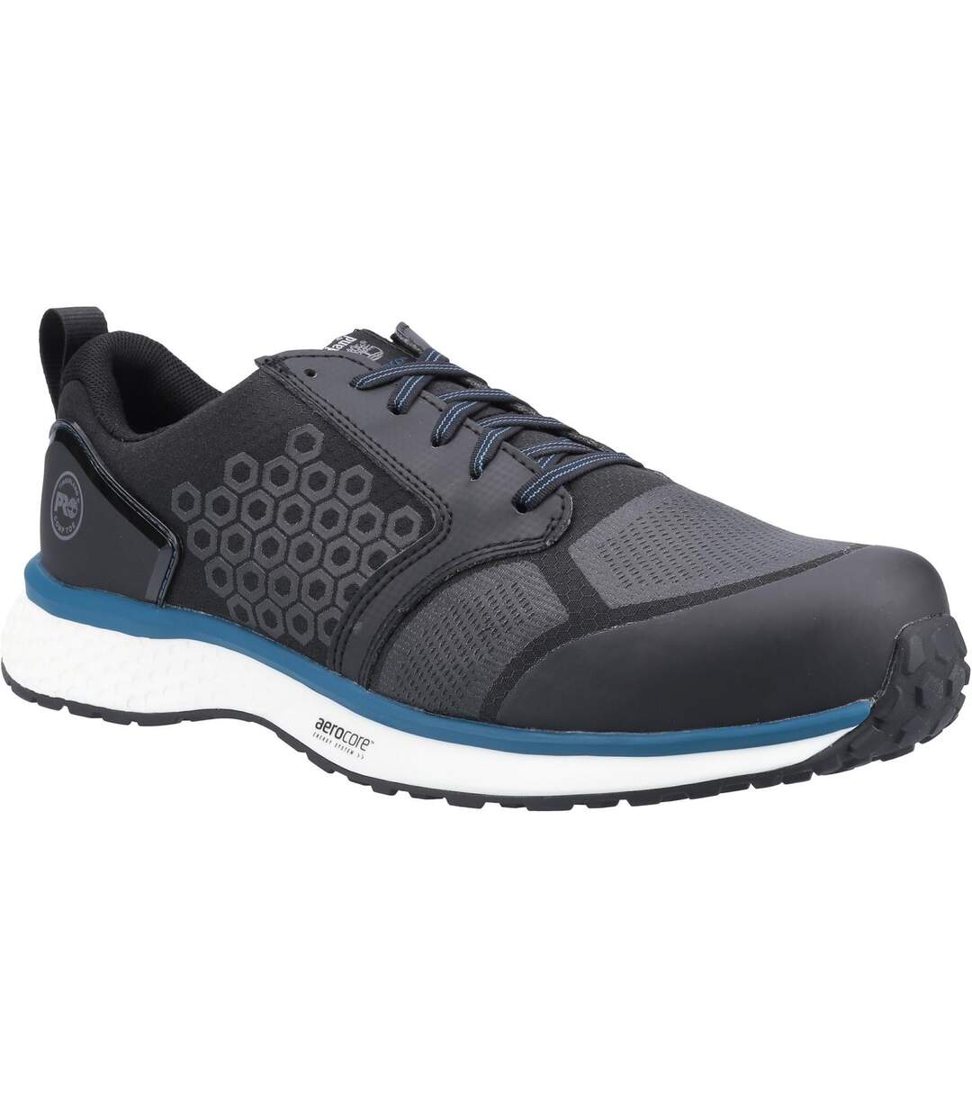Mens Reaxion Composite Toecap Safety Shoes Black Blue Timberland Pro-1